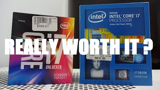 INTEL CORE i7 6800K VS i7 5820K BENCHMARK Really Worth The Upgrade PART 1 [upl. by Llevra]