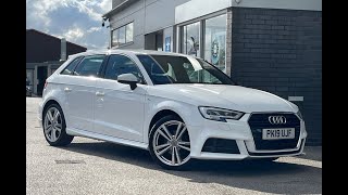 Used Audi A3 10 TFSI 30 S line Sportback I Motor Match Stafford [upl. by Heisser]