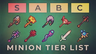 All Minion Tier List amp Comparison  Terraria 1449 [upl. by Tybie703]