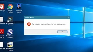 How To Fix quotTask Manager Has Been Disabled By Your Administratorquot Error [upl. by Sculley]