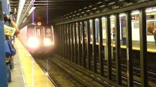 BMT Canarsie Line R143 amp R160A1 L Train at DeKalb Ave [upl. by Ettinger]