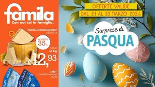 VOLANTINO  ANTEPRIMA⚠️FAMILA 🛒 DAL 21 AL 30 MARZO 2024 TANTI♡VOLANTINI [upl. by Myrtle]