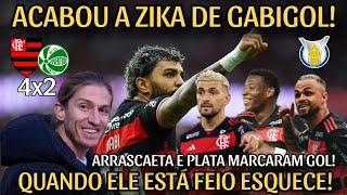 🔴⚫ACABOU A ZIKA TEVE GOL DE GABIGOL MICHAEL ARRASCAETA E PLATA NA VITÓRIA DO MENGÃO [upl. by Tollman]