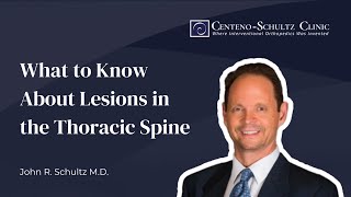 Thoracic Spine Lesions What to Know About Lesions in the Thoracic Spine [upl. by Imtiaz]