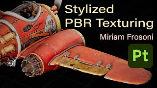 Airplane Aileron  Stylized Texturing in Substance Painter  Miriam Frosoni [upl. by Disharoon]