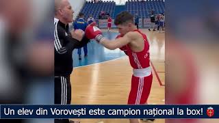 Un elev din Vorovești este campion național la box 02112024 [upl. by Aisaim]