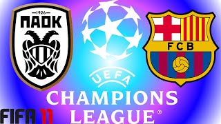 PAOK  FC BARCELONA [upl. by Poliard163]