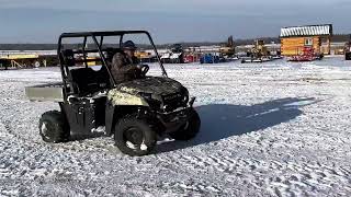 Polaris Ranger 500efi 4x4 side by side lot 1010 [upl. by Aveer]