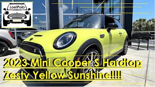 2023 Mini Cooper S Hardtop Zesty Yellow Sunshine [upl. by Samuel]