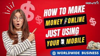 How to Earn Money Online 2000   8000  Through Social Media Just Using Your Mobile  In HINDI [upl. by Siuol]