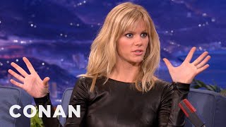 Brooklyn Decker On Getting Scared By Peter Berg  CONAN on TBS [upl. by Culberson]