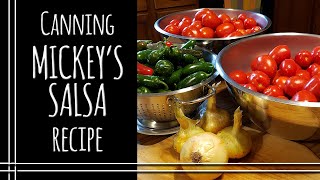 Mickeys Salsa Recipe Canned [upl. by Reteip]