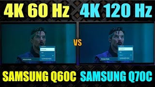 Samsung Q60C vs Samsung Q70C  Samsung Q70C TV Review  Samsung Q60C Review  Samsung Q70C PS5 [upl. by Ynot715]