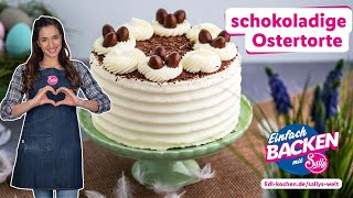 Schokotorte für Ostern  Rezepte für Lidl von Sallys Welt [upl. by Eblehs]