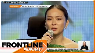 Kathryn Bernardo muling pumirma ng kontrata sa Star Magic  Frontline Pilipinas [upl. by Kary]