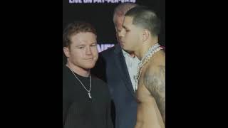 First Face Off Canelo Alvarez Vs Edgar Berlanga 👀 [upl. by Carie]