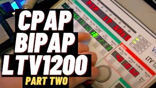 How to set up CPAP and BiPAP Non Invasive Ventilation with LTV 1200 Ventilator Part 2 [upl. by Folsom]