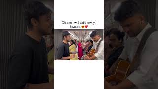 Chasma Girl OSM😍😱Singing In Delhi Metro shorts singing [upl. by Arteid147]