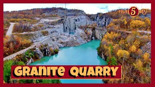 ROCK OF AGES Granite Quarry  Barre Vermont  Drone Video [upl. by Oric319]