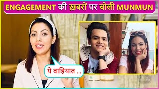 Yeh SachMunmun Dutta First Reaction On Her Engagement News With Raj Anadkat [upl. by Nylrem149]