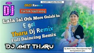 Lal Lal Oth More Gulabi Ba E Gal Tharu Dj Remix  Toinig Mix  Dancing Mixing  Dj Amit tharu [upl. by Kawai]