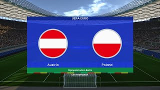 POLSKA  AUSTRIA EURO 2024  SYMULACJA [upl. by Eirruc]