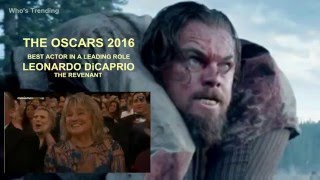 Leonardo DiCaprio Wins Best Actor Oscar 2016 FULL VIDEOSPEECH [upl. by Annirak]