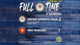 SECONDO TEMPO  CIRCOLO SPORTIVO ITALIA vs REAL TESTACCIO [upl. by Ahsimet]