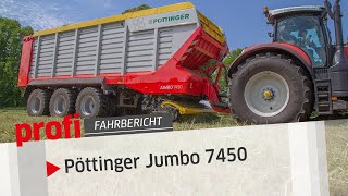 Kombiladewagen Pöttinger Jumbo 7450  profi Fahrbericht [upl. by Rae]