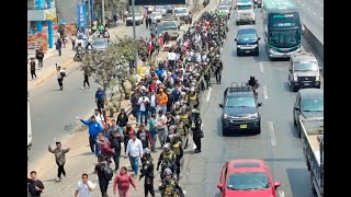 Universidades de Lima suspenden clases presenciales por paro de transportistas de este jueves 26 [upl. by Bidget594]