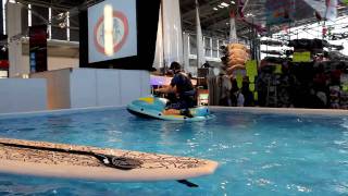 SEASPEEDER INFLATABLE JET SKI ON THE MUNICH FAIR FREE 2011 [upl. by Heyra]