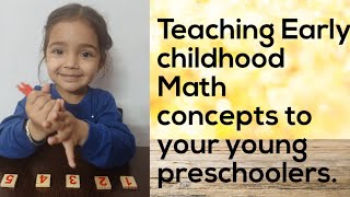 Teaching Early childhood Math concepts to your young preschoolers [upl. by Nosydam]