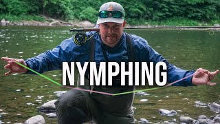 The BASICS of how to Nymph in Flyfishing Indicator Nymphing vs Euronymphing [upl. by Nilerual]