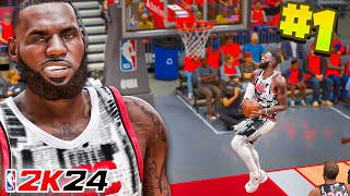 Meet The 1 SLASHER BUILD For REC In NBA 2K24 [upl. by Ariday]