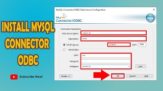 How to Install MySql Connector ODBC drivers for MySql [upl. by Nala]