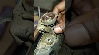 How to clean petcock Valve Fuel Filter in motorcycle shorts [upl. by Eibob601]