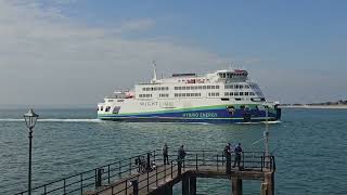 Wightlink Victoria of Wight sailing into Portsmouth [upl. by Yci]