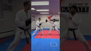 Preparing new kumite combos 🔥 sportKarate shorts martialarts [upl. by Alius900]