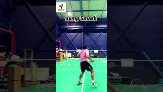 Badminton🏸 jump smash for all age groups [upl. by Ileana]