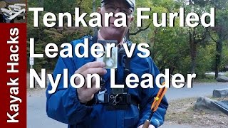 Tenkara Line Setup Furled Leader vs Tapered Nylon Leader for Fly Fishing Review [upl. by Balkin211]