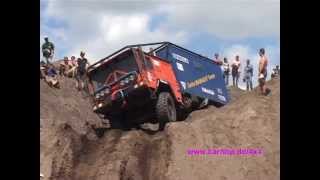 11 Rallye Berlin Breslau  LKW Down und Uphill im Sand [upl. by Ariat]