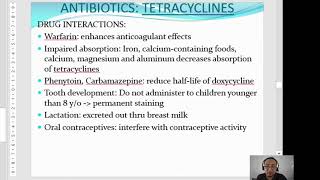 5 TETRACYCLINES AND MACROLIDES [upl. by Soni]