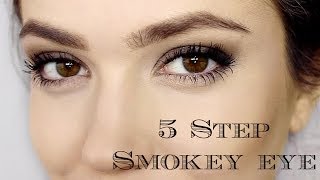 Day Smokey Eye  5 Steps  Makeup Tutorial [upl. by Notlek]