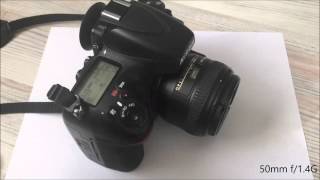 NIKKOR AF 50mm f14D vs NIKKOR AFS 50mm f14G Скорость автофокуса  Autofocus speed [upl. by Ecirtak975]