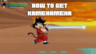 HOW TO GET KAMEHAMEHA IN THIS NEW ROBLOX DBZ GAME  BUDOKAI Z [upl. by Hite389]