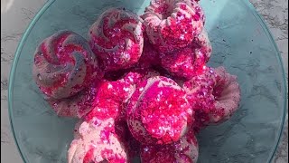 PRETTY PINK BUNDTS  GYMCHALK  GYMCHALK ASMR  REFORMS  GYMCHALK REFORMS  SQUEAKS  GLITTER [upl. by Pepe]