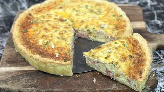 Voici la meilleure façon de préparer la célèbre QUICHE LORRAINE pour seulement 1€ 🥧 [upl. by Tonnie94]