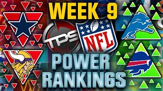 2024 NFL Power Rankings Week 9 Edition [upl. by Norret39]