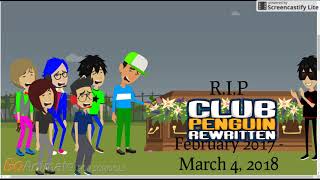 OUTDATED My reaction that Club Penguin Rewritten got discontinued and shutdown [upl. by Adivad]