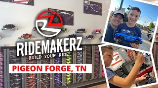 Build Your Own RC Car at The Island in Pigeon Forge TN RideMakerz Review [upl. by Ansley502]